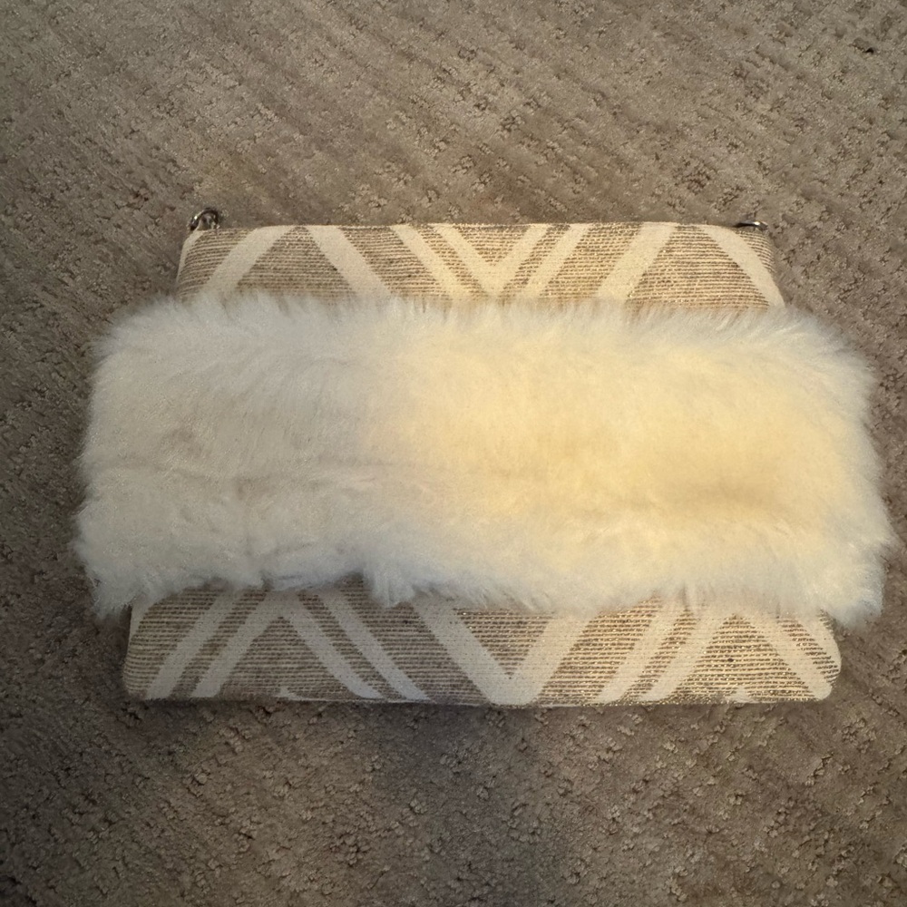 Chic Faux Fur Clutch